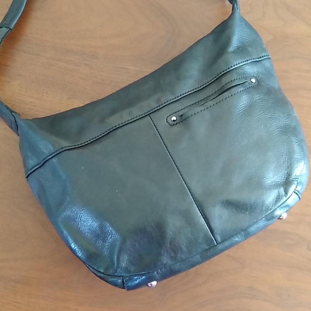 LEATHER HANDBAG - Picture 2 of 9